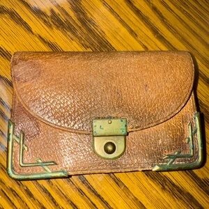 Vintage Leather with Brass Accents